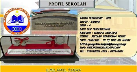 Panduan ini akan memberikan informasi lengkap seputar sekolah menengah kejuruan (smk) mulai dari bidang dan jurusan yang ada di dalamnya, persiapan kuliah untuk anak smk, hingga apa yang harus dilakukan bagi lulusan smk yang ingin terjun langsung di dunia kerja. SEKOLAH MENENGAH SAINS JELI: MAKLUMAT SEKOLAH