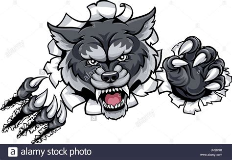 Wolf Stock Vector Images Alamy