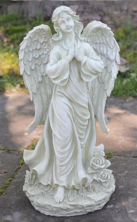 Prayerful Outdoor Angel Garden Statue Buy Angel Garden Statues Here