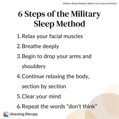 What Is The Military Sleep Method