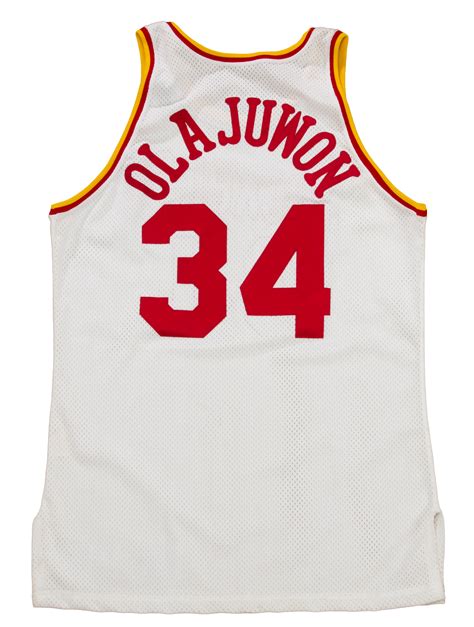 Shop the officially licensed rockets city edition basketball jerseys most popular in houston rockets. Lot Detail - 1992-93 Hakeem Olajuwon Game Used & Signed ...