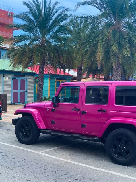 Pink Jeep 🦩 Pink Jeep Custom Jeep Wrangler Jeep Wrangler Girl