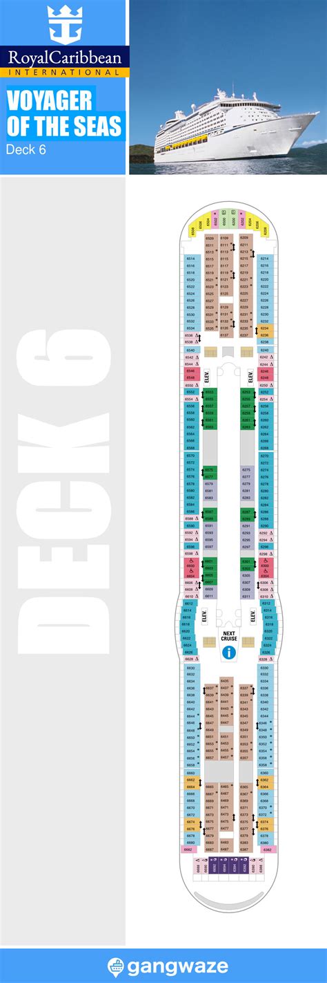 Voyager Of The Seas Deck 6 Activities And Deck Plan Layout