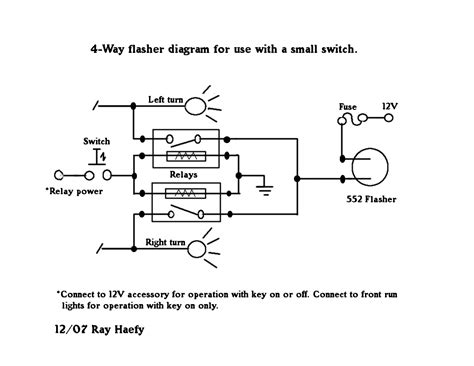 12v led strip light wiring diagram; 4 Way Flashers