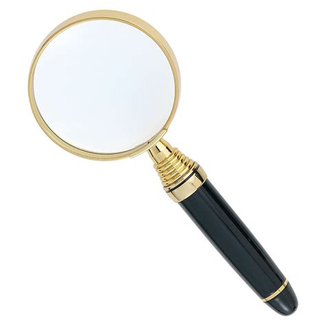 Executive Solid Brass Magnifying Glass With Gold Accents M033