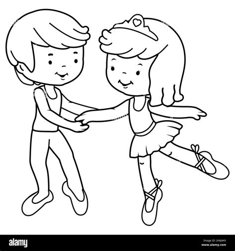 Boy And Girl Dance Together Cut Out Stock Images And Pictures Alamy