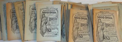26 Booklets Librettos Metropolitan Opera House 1930s Vintage Etsy