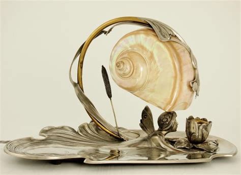 An Art Nouveau Silver Plated Fairy Lamp By Moritz Hacker Circa 1905 R Artnouveau