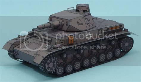 Papermau Ww2`s German Tank Pzkpfw Iv Ausf D Paper Model By Lazy Life