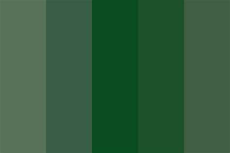 Deep Green Forest Color Palette