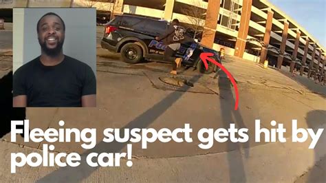 Unbelievable Foot Chase Ends in Suspect Hit by Akron Police Vehicle