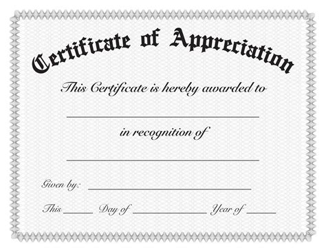 Simple Certificate Of Appreciation Etsy In 2020 Certificate Of