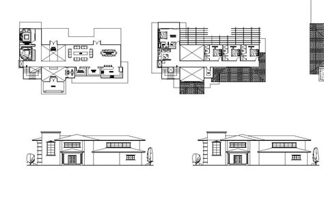 House Plan Style 20 House Design Autocad Blocks