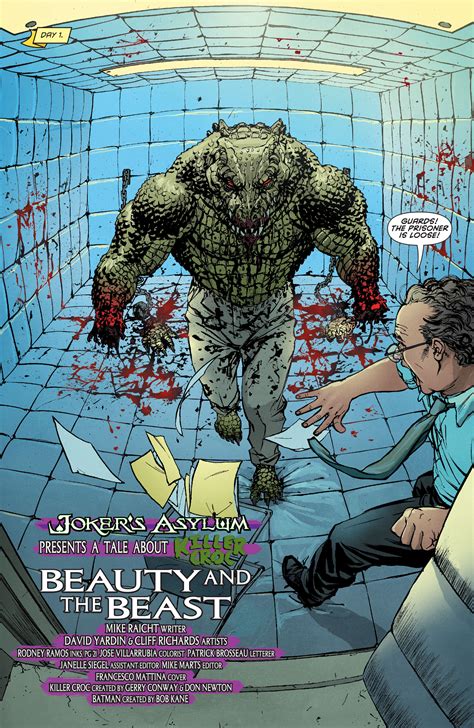 Read Online Joker S Asylum II Killer Croc Comic Issue Full