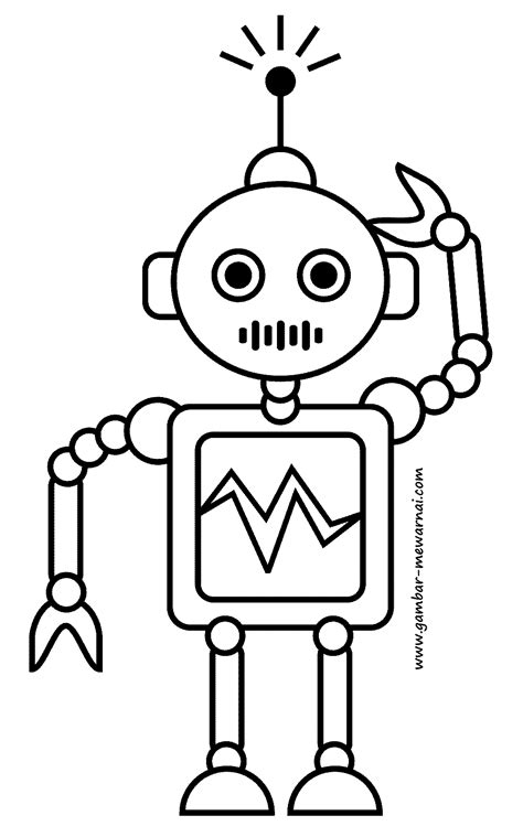 Mewarnai Lukisan Robot Mudah Kumpulan Gambar Robot Transformer Untuk