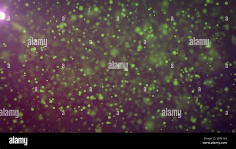 Glitter Sparkle Background Animation Blurry Lights With Soft Bokeh