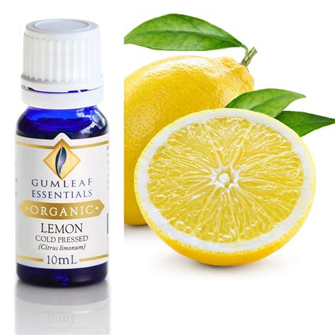 Organic Lemon Essential Oil Gumleaf Essentials