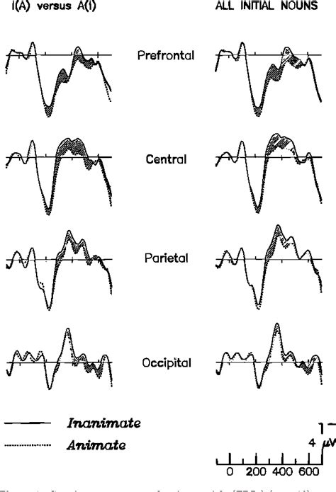 figure 1 from an electrophysiological analysis of animacy effects in the processing of object