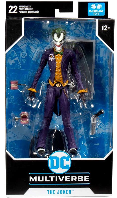 Mcfarlane Toys Dc Multiverse Joker 7 Action Figure Arkham Asylum Toywiz