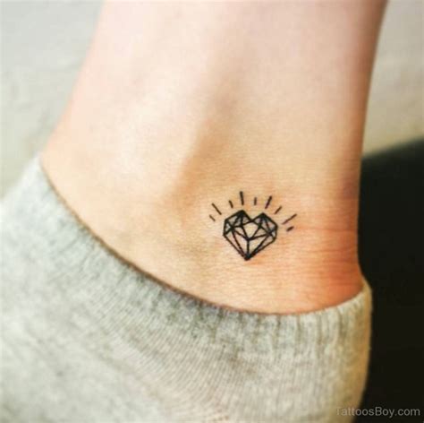 Small Heart Diamond Tattoo Tattoos Designs