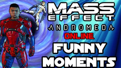 Mass Effect Andromeda Funny Moments Co Op Survival Space Jedi Black