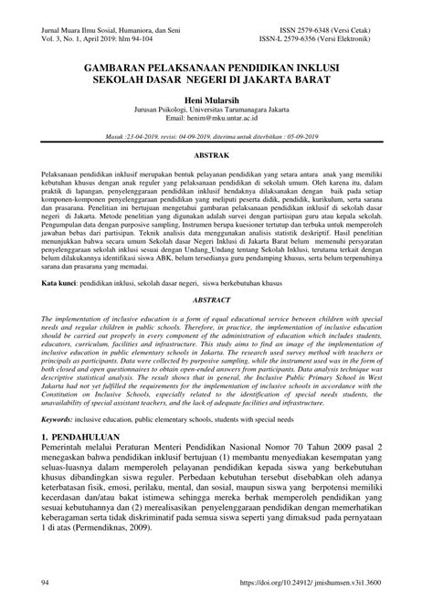 Pendidikan malaysia boleh didapatkan dari sekolah tanggungan kerajaan, sekolah swasta atau secara sendiri. (PDF) GAMBARAN PELAKSANAAN PENDIDIKAN INKLUSI SEKOLAH ...