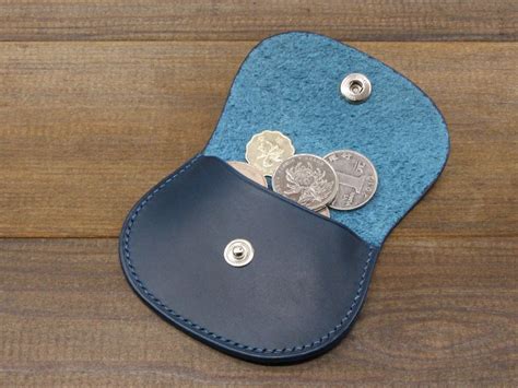 Leather Coin Pouch Small Leather Pouch Snap Pouch Small Coin Etsy In