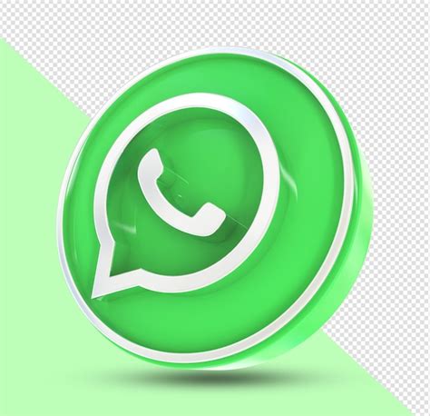 Premium Psd Whatsapp Logo Social Media 3d