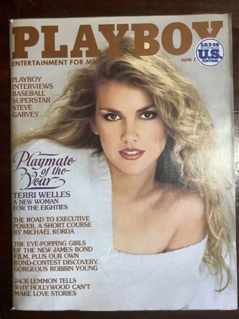 Playboy Magazine June Playmate Of The Year Barbara Edwards Tricia