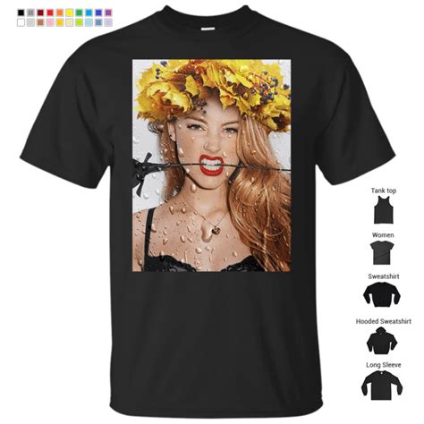 Amber Heard I Love T Shirt Best Of Pop Culture And Music Inspired T Shirt
