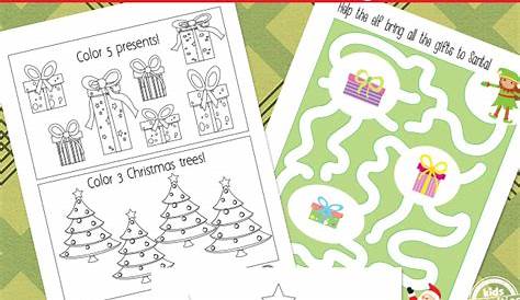 Christmas Preschool & Kindergarten Worksheets You Can Print | Kids