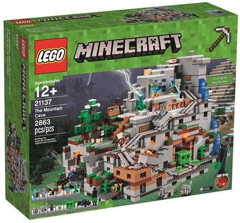 Lego Minecraft 21137 The Mountain Cave Press Release Toys N Bricks