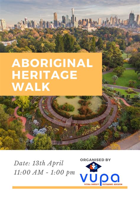 Aboriginal Heritage Walk Vupa Victoria University Post Graduate
