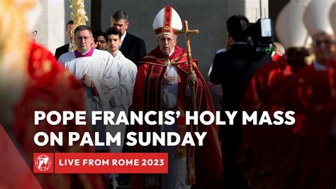 Live From The Vatican Palm Sunday Holy Mass With Pope Francis