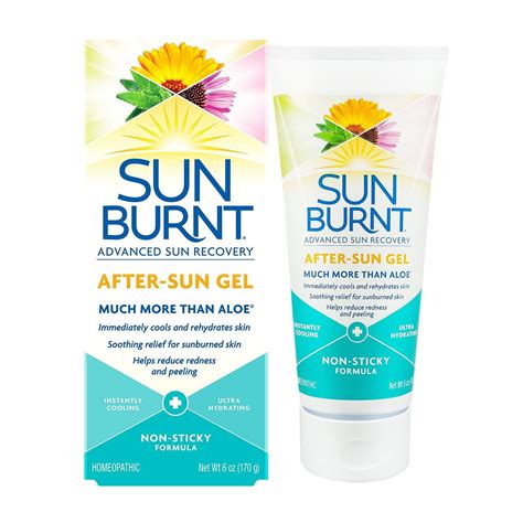 Sunburnt Advanced Sun Recovery After Sun Gel 6oz Instantly Cooling