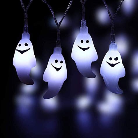 String Lights 2 5m 20led Halloween Ghost Waterproof String Lights Battery Operated Lights With