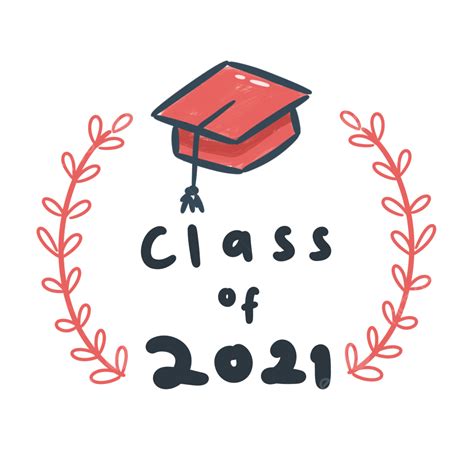 Class Of 2021 Graduation Vector Illustration Girl Bachelor Finish