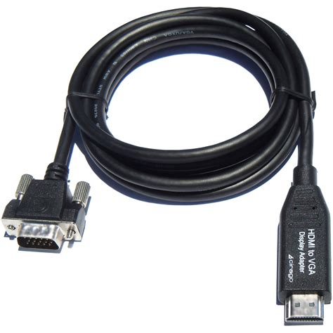 Shop for vga hdmi cable online at target. Cirago Display Adapter Cable HDMI Male to VGA Male 6 ...