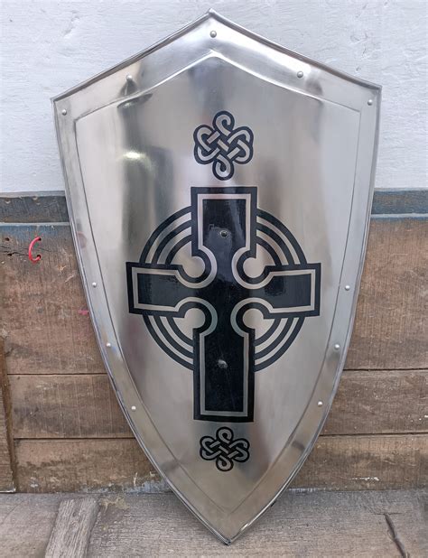 Medieval Handcrafted Metal Armor Shield Battle Ready And Etsy