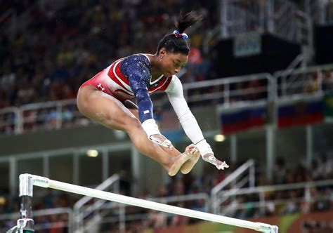 Simone Biles Did Just Fine On Uneven Bars Her Weakest Event The