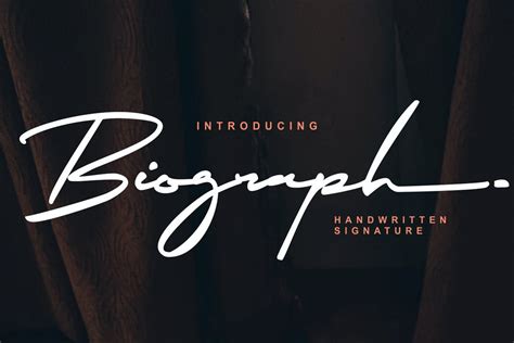 25 Best Signature Fonts For Graphic Design And Logo Design