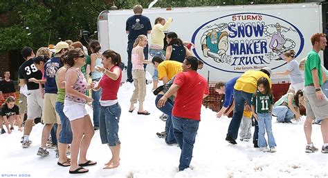 Making Snow Real Snow For Special Events Marketing Promotions
