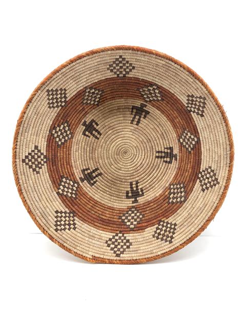 Lot Native American Style Hand Woven Basket Xxl