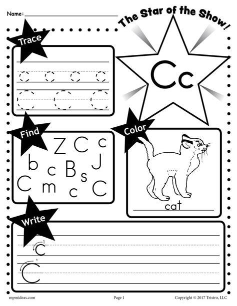 alphabet worksheets tracing coloring writing