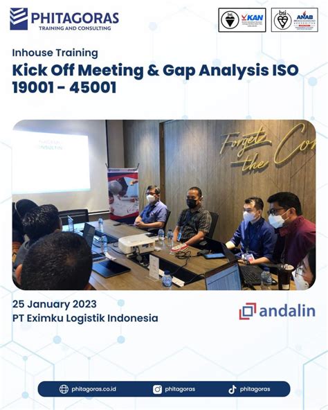 Inhouse Project Konsultasi Kick Off Meeting Gap Analysis ISO 19001