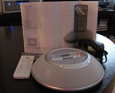 Jbl On Stage Micro Portable Speaker Dock For Ipod Red Amazonca