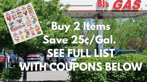 Bjs Gas Promo Buy 2 Save 25¢gal 410 My Bjs Wholesale Club