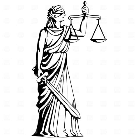 Lady Of Justice Drawing At Getdrawings Free Download