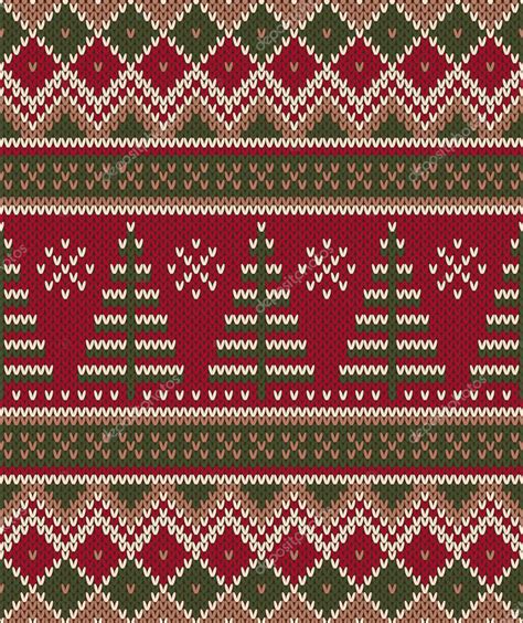 Free knitting patterns including knit sweaters, scarfs, hats, mittens, afghans, blankets, children and baby clothes and more. Christmas Sweater Design. Seamless Knitting Pattern ...