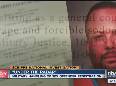 Military Sex Offenders Slide Under Public Radar